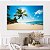 Quadros Decorativos Canvas Paisagem Tropical Praia Preservada Paradísiaca Horizontal - Imagem 4