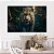 Quadros Decorativos Canvas Animais Selva Jaguar Com Olhos Azuis Na Floresta Horizontal - Imagem 5