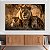Quadro Decorativo Canvas Animais Savana Leão Africano Com Três Filhotes Horizontal - Imagem 3