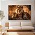 Quadro Decorativo Canvas Animais Savana Leão Africano Com Três Filhotes Horizontal - Imagem 2