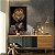 Quadro Decorativo Canvas Leão Colorido Nunca Foi Sorte Sempre Foi Deus Vertical - Imagem 3