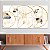 Quadros Decorativos Trio em Canvas Abstrato Leaves and Rings Vertical - Imagem 5
