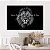 Quadro Decorativo Canvas Leão de Judá com Frase Nunca Foi Sorte Sempre Foi Deus Horizontal - Imagem 3