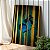 Quadro Decorativo Canvas Abstrato Borboleta Azul com Dourado Vertical - Imagem 4