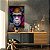 Quadro Decorativo Canvas Animal Pintura asbtrata de Macaco Colorido Vertical - Imagem 4