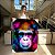 Quadro Decorativo Canvas Animal Pintura asbtrata de Macaco Colorido Vertical - Imagem 7
