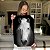 Quadro Decorativo Canvas Animal Cavalo Preto e Branco Vertical - Imagem 5