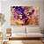 Quadro Decorativo Canvas Composição Abstrata de Casal de Leões Horizontal - Imagem 3
