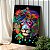 Quadro Decorativo Canvas Animal Selvagem Arte Abstrata Leão Colorido Vertical - Imagem 4