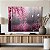 Quadro Decorativo Canvas Paisagem Floral Cerejeira em Flor com Pássaros Horizontal - Imagem 5