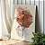 Quadro Decorativo Canvas Composição Abstrata de Flores com Cores Vertical - Imagem 2