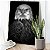 Quadro Decorativo Canvas Animais Águia Preto e Branco - Imagem 3