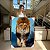 Quadro Decorativo Canvas Animal Selvagem Leão com Frase "um dia tudo isso foi um sonho" Vertical - Imagem 7