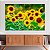 Quadro Decorativo Canvas Floral Campo de Girassois Horizontal - Imagem 3