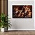 Quadro Decorativo Flutuante Família Leão 3 filhotes Horizontal - Imagem 3
