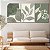 Quadros Decorativos Trio em Canvas Contorno de Folhas Tons Terrosos - Imagem 5