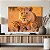 Quadro Decorativo Canvas Animais Leoa Africana Deitada com Filhotes Horizontal - Imagem 4
