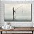 Quadro Decorativo Canvas Paisagem Homem Pescando Em Mar Espelhado Horizontal - Imagem 3