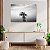 Quadro Decorativo Canvas Paisagem Ave Em Píer Preto e Branco Horizontal - Imagem 3