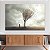 Quadro Decorativo Canvas Paisagem Homem Solitário Olhando Árvore Seca Horizontal - Imagem 2