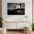 Quadros Decorativos Flutuante Paisagem Tropical Sombras De Coqueiro Preto e Branco - Imagem 3