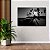 Quadros Decorativos Flutuante Paisagem Tropical Sombras De Coqueiro Preto e Branco - Imagem 4