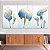 Quadros Decorativos Trio em Canvas Copo De Leite Royal Traços Dourados - Imagem 5
