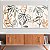 Quadros Decorativos Trio em Canvas Arte Floral Folhas Minimalistas Tons Terrosos - Imagem 3