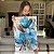 Quadro Decorativo Canvas Floral Flores Aquarela Azuis Vertical - Imagem 5