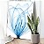 Quadros Decorativo Canvas Flores Azuis Minimalistas III Raio X Vertical - Imagem 3
