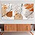 Quadro Decorativo Canvas Trio Costela de Adão Minimalista Abstrata - Imagem 1