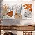 Quadro Decorativo Canvas Trio Costela de Adão Minimalista Abstrata - Imagem 3