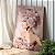 Quadro Decorativo Canvas Mulher Flores Rosa vertical - Imagem 2