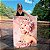 Quadro Decorativo Canvas Mulher Flores Rosa vertical - Imagem 1