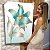 Quadro Decorativos Canvas Flores Verdes com Detalhes Dourados III Vertical - Imagem 6