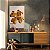 Quadro Decorativo Canvas Trevo de Quatro Folhas da Sorte Dourado Horizontal - Imagem 3