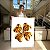 Quadro Decorativo Canvas Trevo de Quatro Folhas da Sorte Dourado Horizontal - Imagem 7
