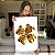 Quadro Decorativo Canvas Trevo de Quatro Folhas da Sorte Dourado Horizontal - Imagem 5