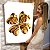 Quadro Decorativo Canvas Trevo de Quatro Folhas da Sorte Dourado Horizontal - Imagem 6