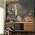 Quadro Decorativo Canvas Leão e Leoa Com dois Filhotes Preto e Branco Vertical - Imagem 3