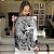 Quadro Decorativo Canvas Leão e Leoa Com dois Filhotes Preto e Branco Vertical - Imagem 5