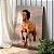 Quadro Decorativo Canvas Cavalo Marrom Cavalgando Vertical - Imagem 2