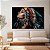 Quadro Decorativo Canvas Índia Com Cocar Horizontal - Imagem 4
