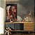 Quadro Decorativo Canvas Índia com Cocar Beleza Feminina Vertical - Imagem 3