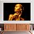 Quadro Decorativo Canvas Beleza Feminina Mulher com Maquiagem Dourada Horizontal - Imagem 3