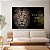 Quadro Decorativo Canvas Leão Frases Motivacionais Aquele que te Guarda Não Dorme Horizontal - Imagem 4