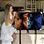 Quadro Decorativo Canvas Leão Colorido Meia Face Azul Horizontal - Imagem 7