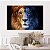 Quadro Decorativo Canvas Leão de Judá Duas Faces Horizontal - Imagem 4