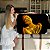 Quadro Decorativo Canvas Beleza Feminina Mulher com Maquiagem Dourada no Corpo Horizontal - Imagem 7