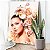Quadro Decorativo Canvas Beleza Feminina Mulher com Rosas no Cabelo Vertical - Imagem 4